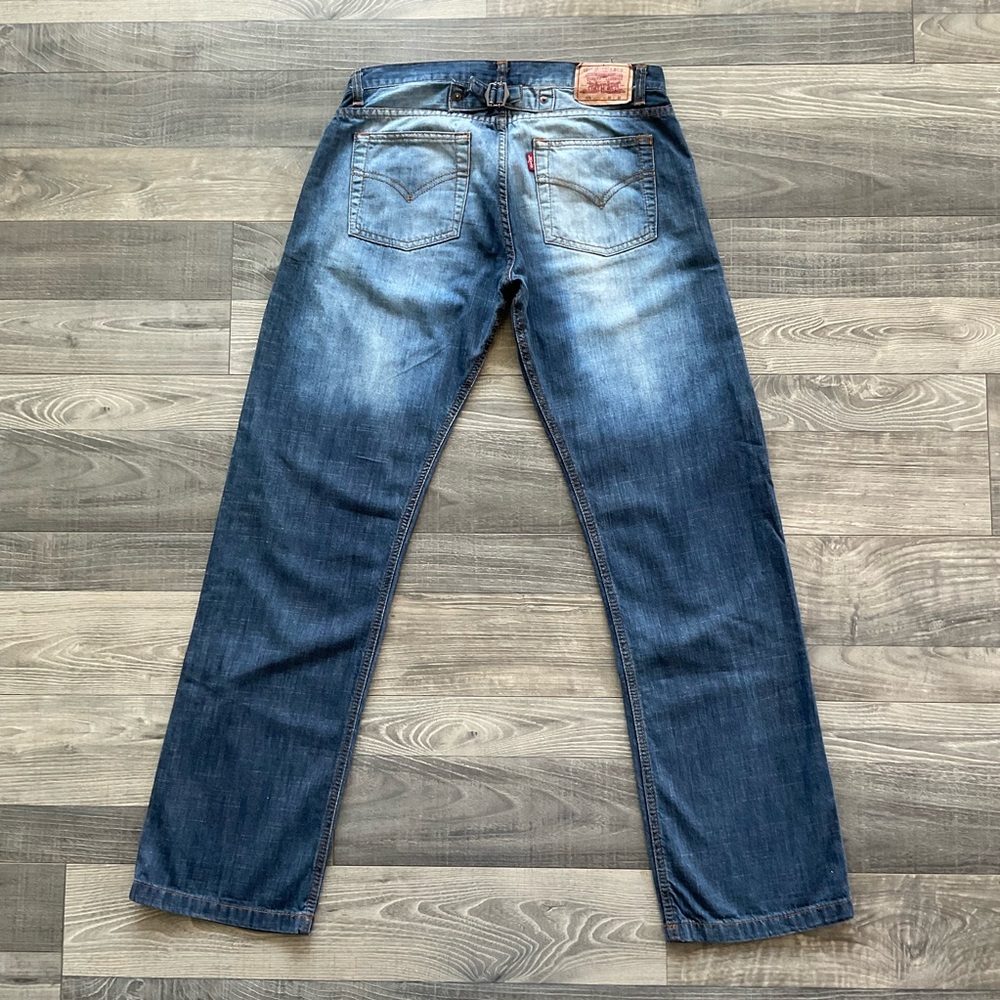 VTG Levi’s 575 Jeans Women’s Actual 32x32 Blue Button Fly Low Rise - Picture 10 of 15
